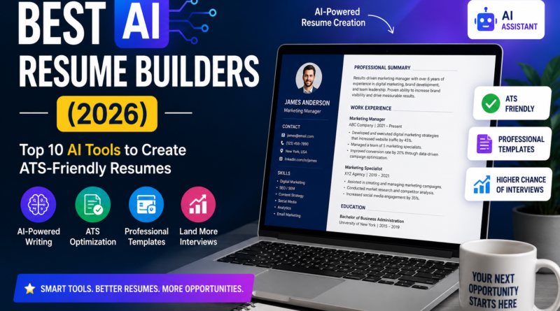 Best AI Resume Builders (2026) Top 10 AI Resume Builders to Help You Land More Interviews