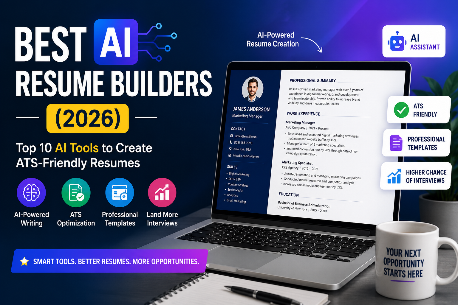 Best AI Resume Builders (2026): Top 10 AI Resume Builders to Help You Land More Interviews