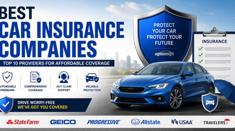 Best Car Insurance Companies (2026) Top 10 Providers Compared for Affordable & Reliable Coverage