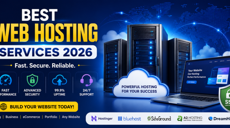 Best Web Hosting Services (2026) Top 10 Hosting Providers for Speed, Security & Performance