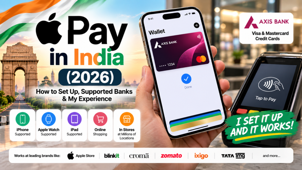 Apple Pay in India How to set it up, supported banks and cards, and my experience using it.